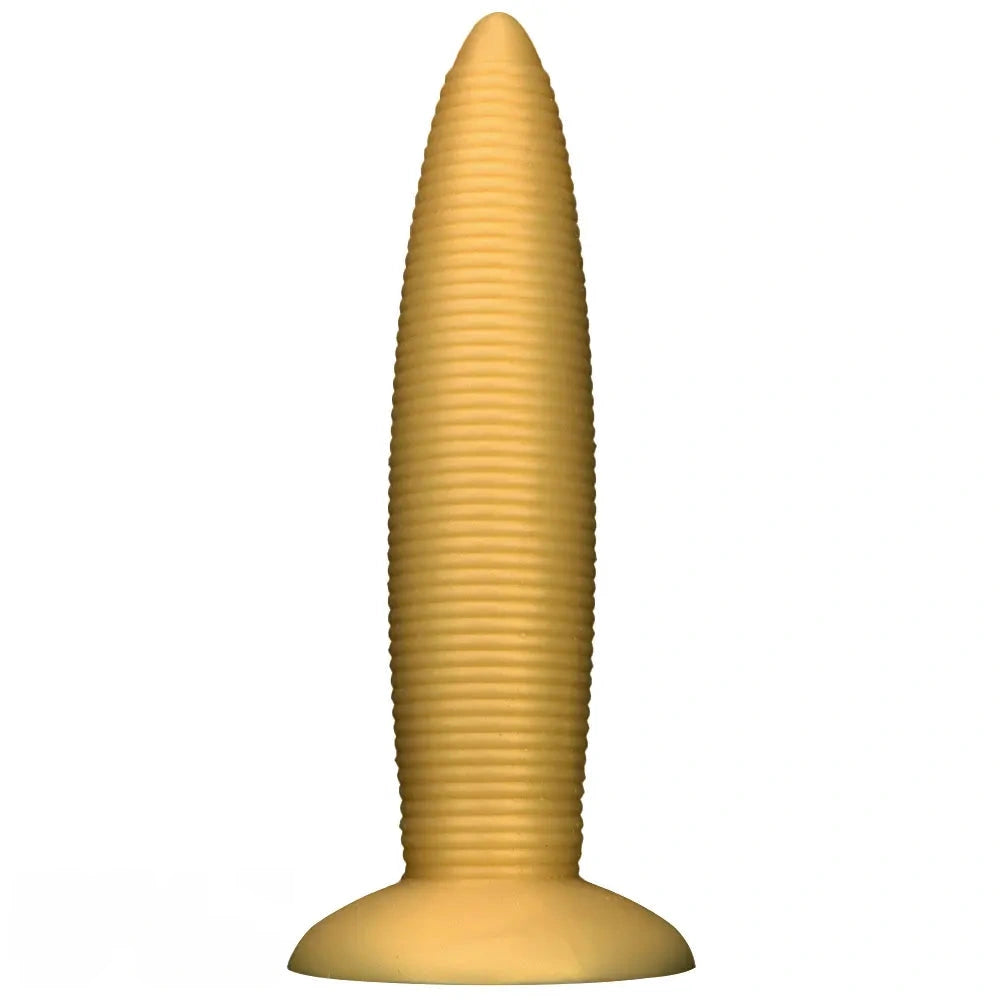 13.38in 14.96in Pointed Large Long Threaded Anal Plug Dildo For Fisting