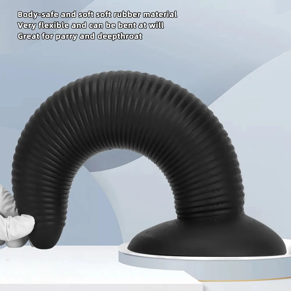 13.38in 14.96in Pointed Large Long Threaded Anal Plug Dildo For Fisting