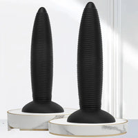 13.38in 14.96in Pointed Large Long Threaded Anal Plug Dildo For Fisting