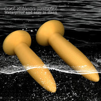 13.38in 14.96in Pointed Large Long Threaded Anal Plug Dildo For Fisting