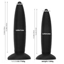 13.38in 14.96in Pointed Large Long Threaded Anal Plug Dildo For Fisting
