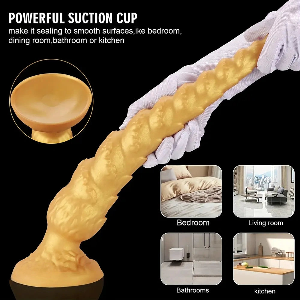 13.38in 15.35in 17.32in 19.48in Super Long Big Anal Silicone Huge Anal Dildo