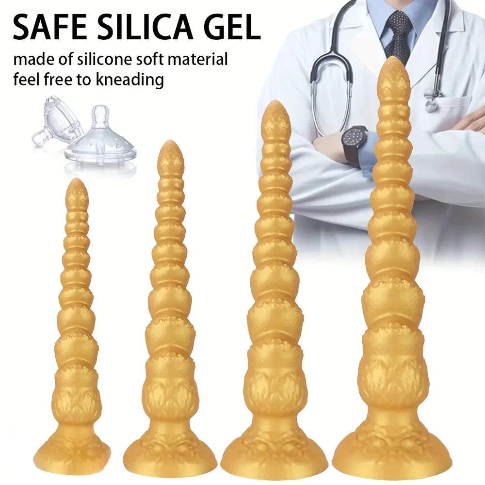 13.38in 15.35in 17.32in 19.48in Super Long Big Anal Silicone Huge Anal Dildo