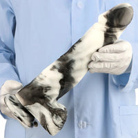13.38in Black White Mixed Color PVC Extra Huge Long Thick Women Dildo