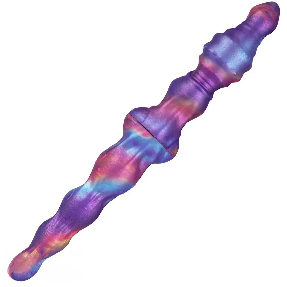 13.38in Dual Heads Knot Silicone Big Long Monster Dildo For Stimulating