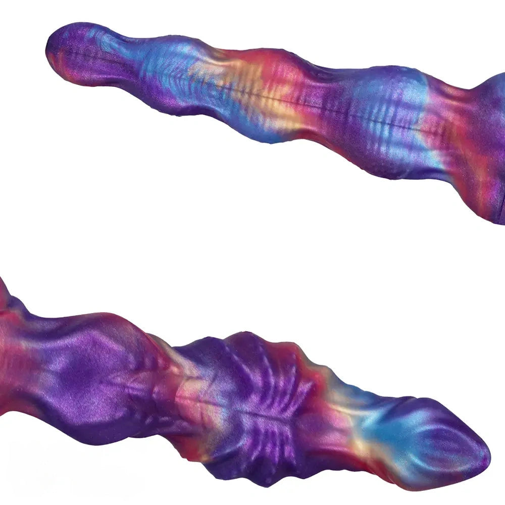 13.38in Dual Heads Knot Silicone Big Long Monster Dildo For Stimulating