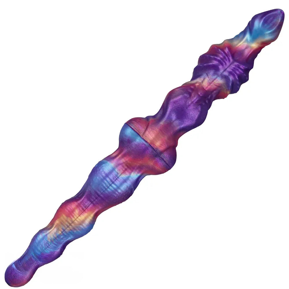 13.38in Dual Heads Knot Silicone Big Long Monster Dildo For Stimulating