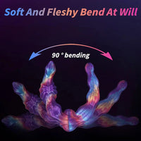 13.38in Dual Heads Knot Silicone Big Long Monster Dildo For Stimulating