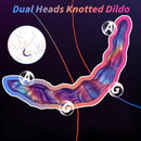 13.38in Dual Heads Knot Silicone Big Long Monster Dildo For Stimulating