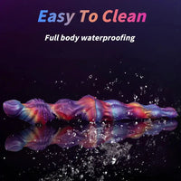 13.38in Dual Heads Knot Silicone Big Long Monster Dildo For Stimulating