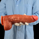 13.38in Realistic Female Silicone Huge Long Dildo With Suction Cup Base