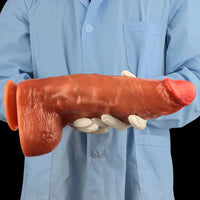13.38in Realistic Female Silicone Huge Long Dildo With Suction Cup Base