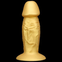 13.38in Super Long Big Silicone Soft Gold Dildo With Suction Cup