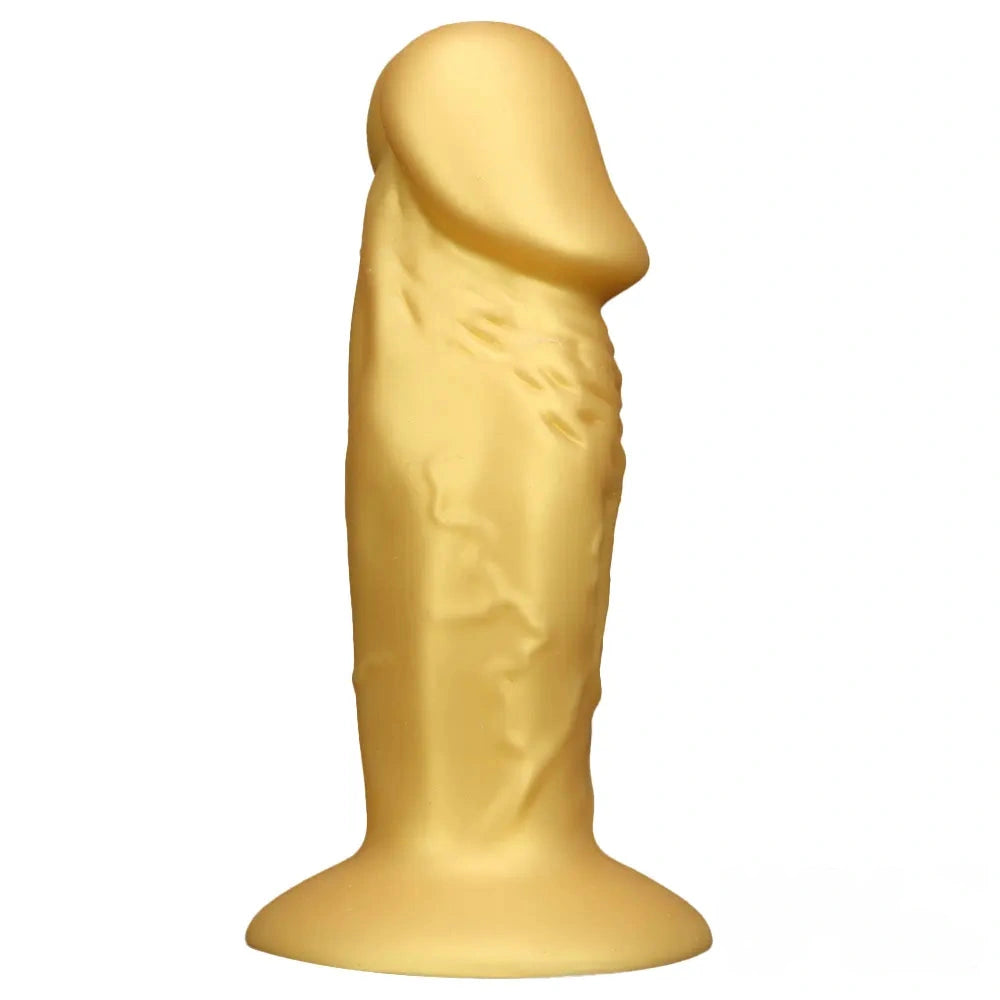 13.38in Super Long Big Silicone Soft Gold Dildo With Suction Cup
