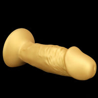 13.38in Super Long Big Silicone Soft Gold Dildo With Suction Cup