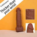 13.39in Large Girth Thick Healthy PVC Dildo Realistic G-Spot Giant Anal Toy