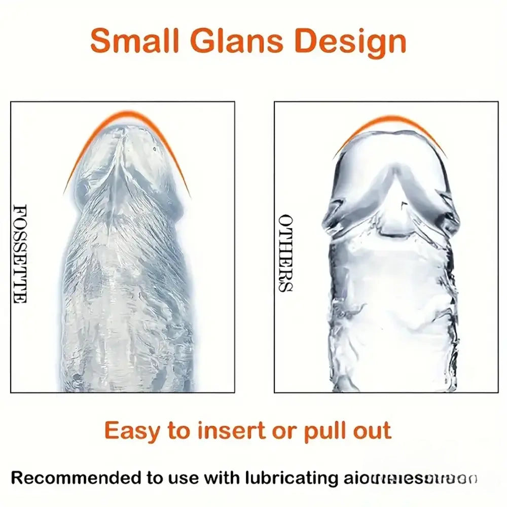 13.4in Lifelike Large Long Jelly Dildo With Balls-Free Small Glans