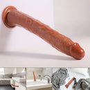 13.4in Lifelike Large Long Jelly Dildo With Balls-Free Small Glans