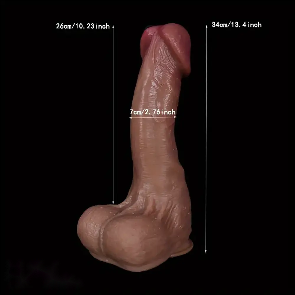 13.4in Realistic Silicone Large Long Lifelike Female Dildo For Pleasure