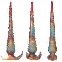 13.58in 17.51in 22.55in Long Huge Tentacle Octopus Silicone Dildo