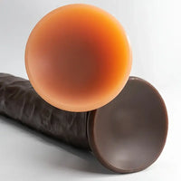 13.58in Realistic Large Long Silicone Soft Anal Dildo For Male Female