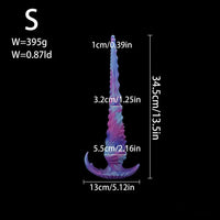 13.5in 17.7in Fantasy Big Long Octopus Tentacle Silicone Soft Dildo