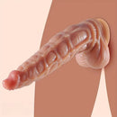 13.6in Huge Long Thick Real Soft Odd Silicone Women Dildo With Suction Cup