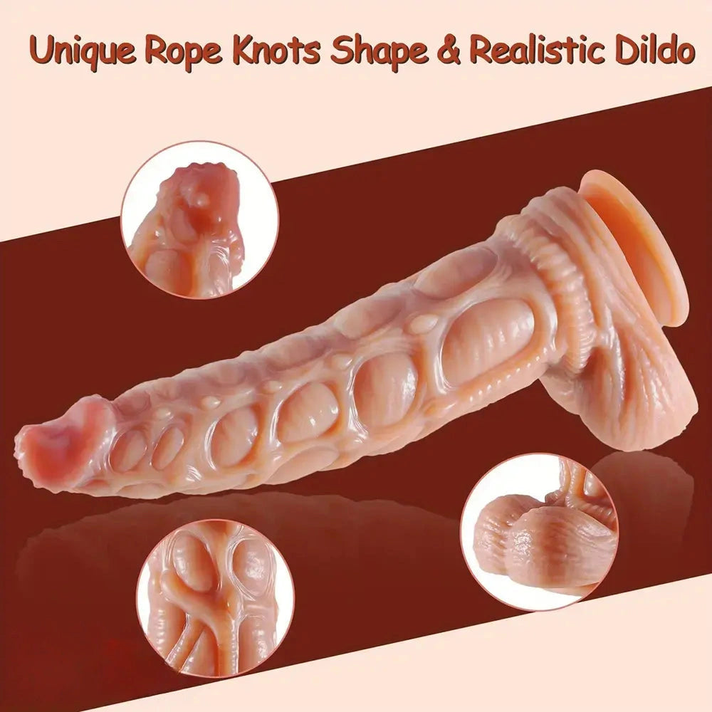 13.6in Huge Long Thick Real Soft Odd Silicone Women Dildo With Suction Cup