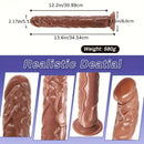 13.6in Realistic PVC Cock Big Long Dildo For G Spot Women Pleasure