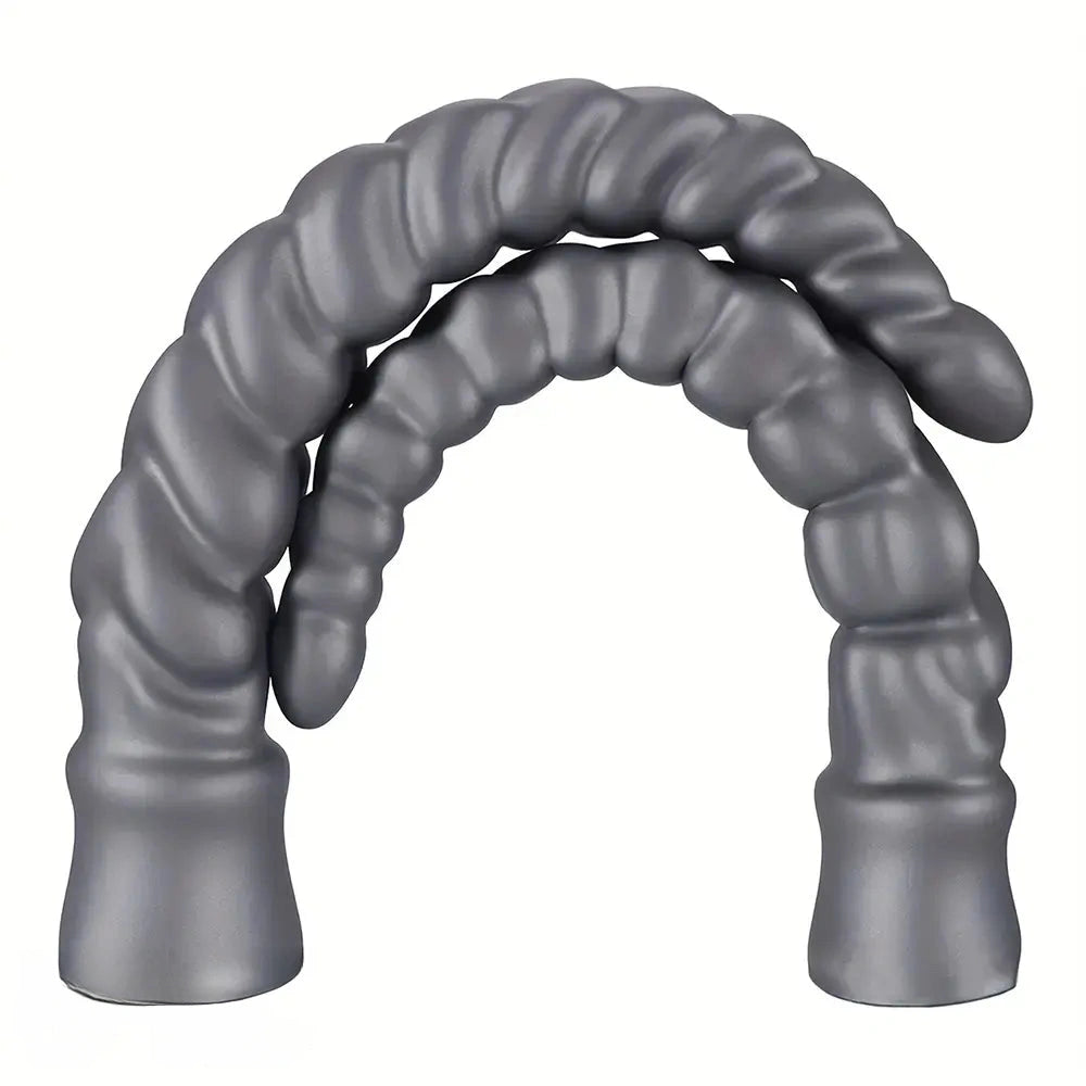13.77in 15.74in 17.71in 19.68in Long Screw Anal Whip Huge BDSM Soft Dildo