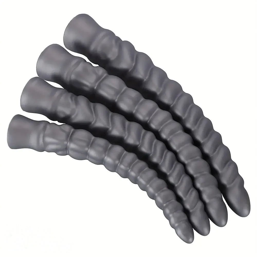 13.77in 15.74in 17.71in 19.68in Long Screw Anal Whip Huge BDSM Soft Dildo