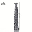 13.77in 15.74in 17.71in 19.68in Long Screw Anal Whip Huge BDSM Soft Dildo