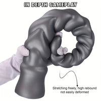 13.77in 15.74in 17.71in 19.68in Long Screw Anal Whip Huge BDSM Soft Dildo
