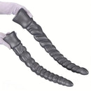 13.77in 15.74in 17.71in 19.68in Long Screw Anal Whip Huge BDSM Soft Dildo
