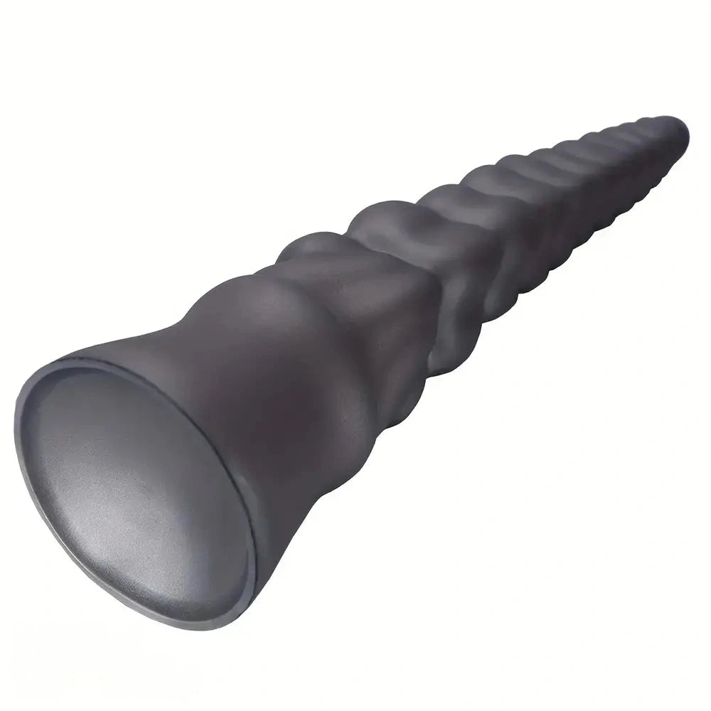 13.77in 15.74in 17.71in 19.68in Long Screw Anal Whip Huge BDSM Soft Dildo