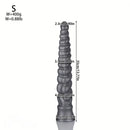 13.77in 15.74in 17.71in 19.68in Long Screw Anal Whip Huge BDSM Soft Dildo