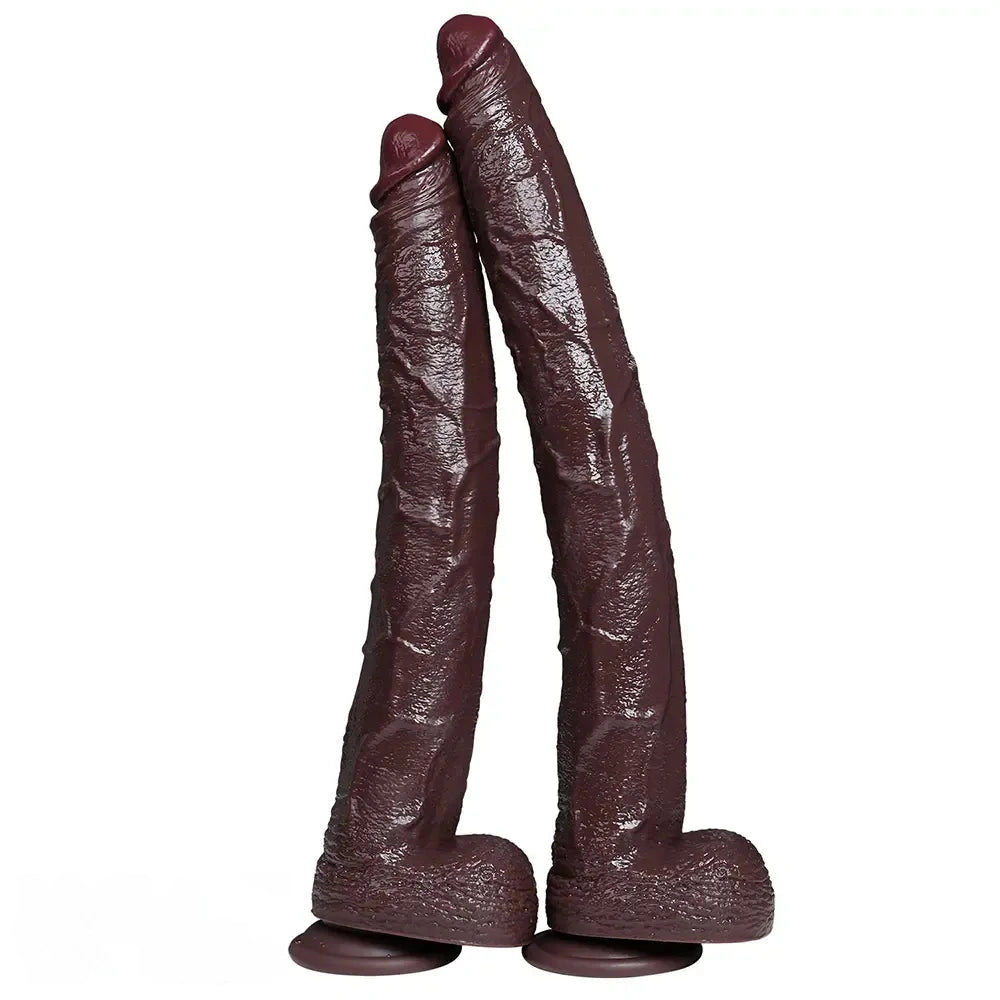 13.77in 15.75in Silicone Long Huge Dildo Anal Stimulation For Men
