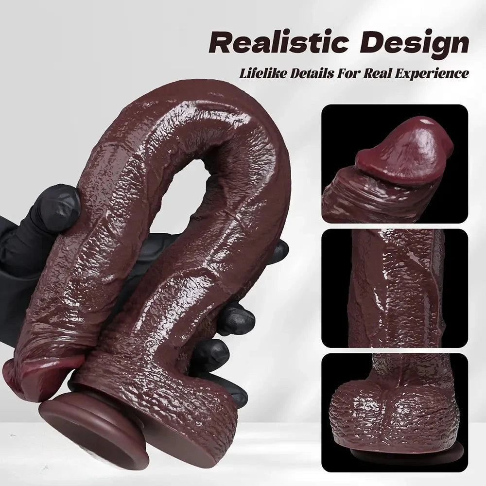 13.77in 15.75in Silicone Long Huge Dildo Anal Stimulation For Men