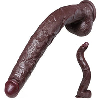 13.77in 15.75in Silicone Long Huge Dildo Anal Stimulation For Men