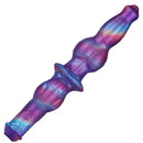 13.77in Dual Sided Horse Dog Knot Silicone Dildo G Spot Stimulator Toy
