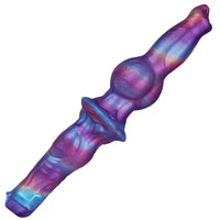 13.77in Dual Sided Horse Dog Knot Silicone Dildo G Spot Stimulator Toy