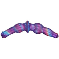 13.77in Dual Sided Horse Dog Knot Silicone Dildo G Spot Stimulator Toy