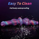 13.77in Dual Sided Horse Dog Knot Silicone Dildo G Spot Stimulator Toy