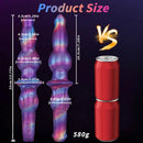 13.77in Dual Sided Horse Dog Knot Silicone Dildo G Spot Stimulator Toy