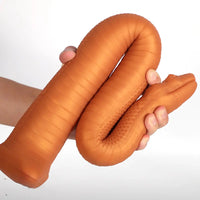 13.78in 17.72in 21.65in Super Long Huge Silicone Soft Snake Dildo