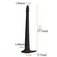 13.78in 17.72in 21.65in Super Long Huge Silicone Soft Snake Dildo