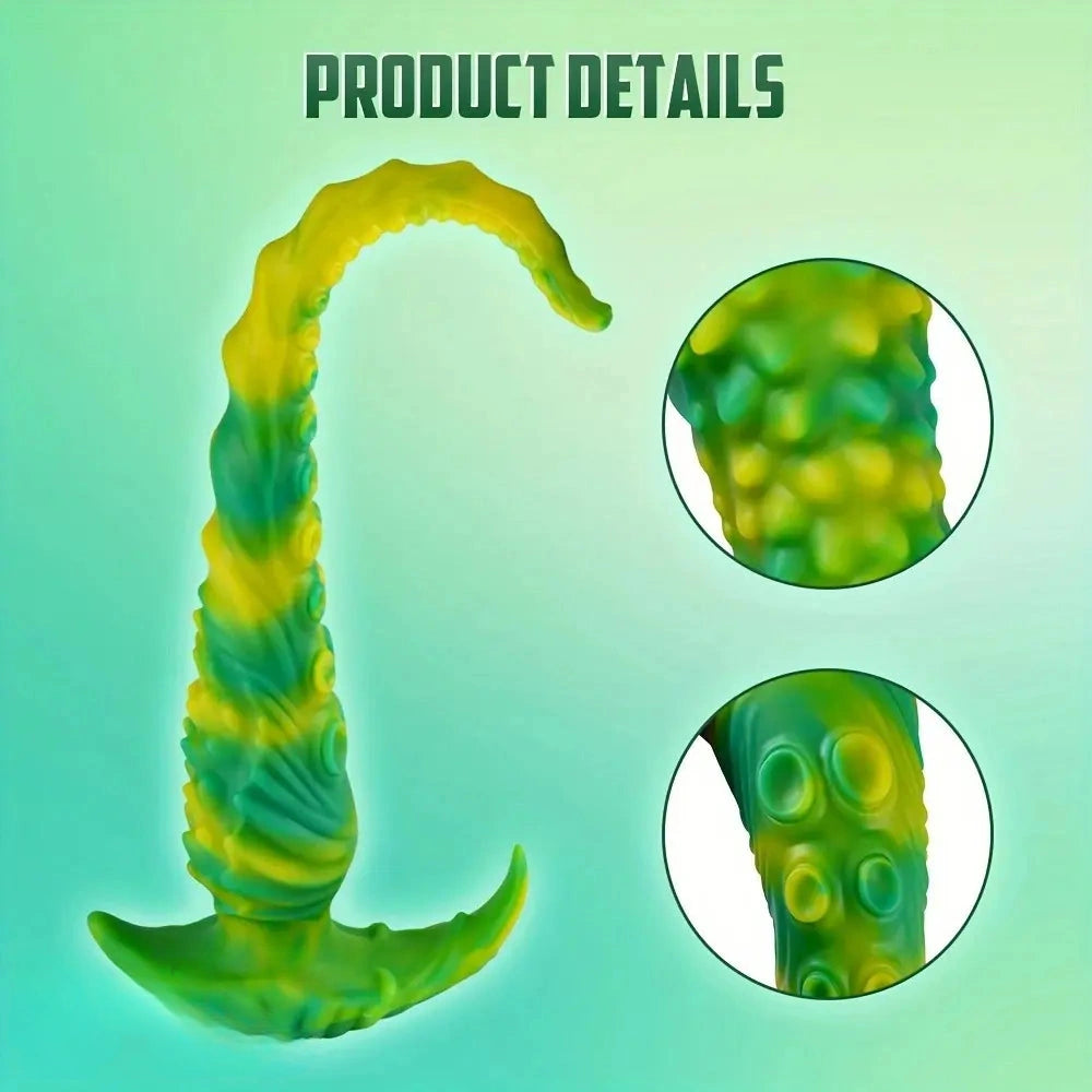 13.78in 17.72in Realistic Long Tentacle Octopus Anal Dildo For G Spot & P Spot