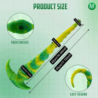 13.78in 17.72in Realistic Long Tentacle Octopus Anal Dildo For G Spot & P Spot