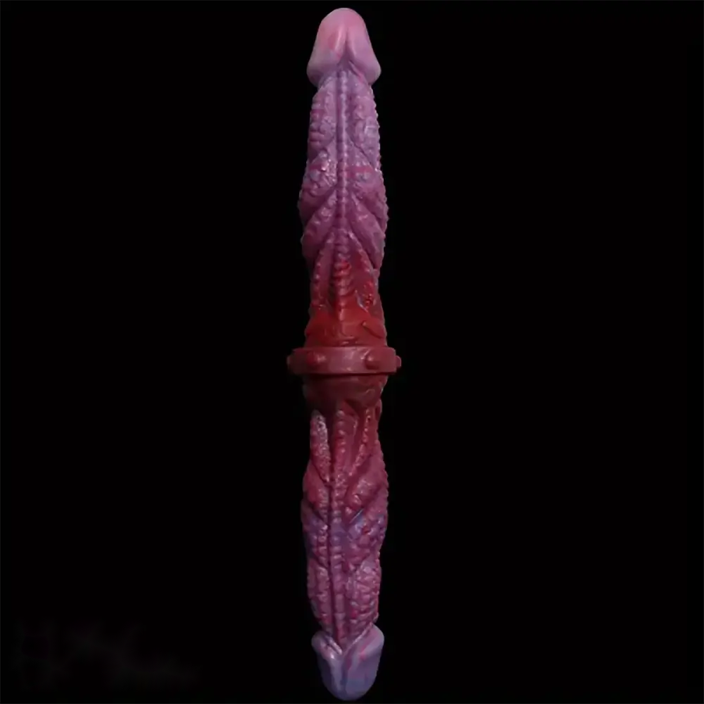 13.78in Big Long Double Sided Silicone Dragon Monster Dildo Sex Toy