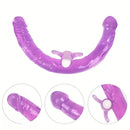 13.78in Double Ended Dildo Flexible Vibrating Double Penetration Dildo